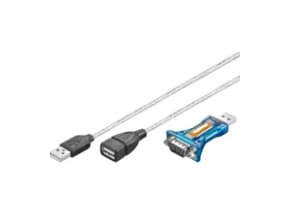 Goobay 93128, USB Type-A, DB-9