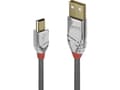 Miniatyrbild 5 av 5: Lindy 36632, 2 m, USB A, Mini-USB B, USB 2.0, 0,48 Gbit/s, Grå