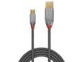 Miniatyrbild 2 av 5: Lindy 36632, 2 m, USB A, Mini-USB B, USB 2.0, 0,48 Gbit/s, Grå
