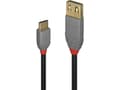 Miniatyrbild 5 av 5: Lindy 36897, 0,15 m, USB A, USB C, USB 2.0, 0,48 Gbit/s, Svart, Grå