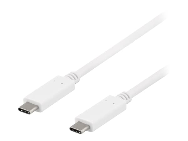 DELTACO USB-C to USB-C cable, 0.5m, 10Gbps, 100W 5A, USB 3.1 Gen 2, E-