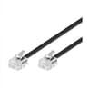 Miniatyrbild 5 av 5: MicroConnect Modular - Telefonkabel - RJ-11 (hane) till RJ-11 (hane) - 2 m - svart