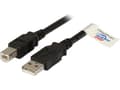 Miniatyrbild 3 av 5: EFB Elektronik K5256SW.1, 1 m, USB A, USB B, USB 2.0, Hane/Hane, Svart