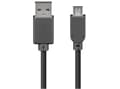 Miniatyrbild 3 av 4: Goobay 93920, 3 m, Micro-USB B, USB A, USB 2.0, 0,48 Gbit/s, Svart