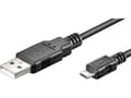 Miniatyrbild 2 av 4: Goobay 93920, 3 m, Micro-USB B, USB A, USB 2.0, 0,48 Gbit/s, Svart