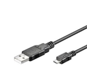 Goobay 93920, 3 m, Micro-USB B, USB A, USB 2.0, 0,48 Gbit/s, Svart
