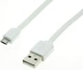 Miniatyrbild 2 av 5: Secomp USB 2.0, A - Micro B, M/M, 1m, 1 m, 1 m, USB A, Micro-USB B, USB 2.0, Man/Femal, Vit