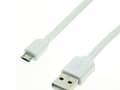 Miniatyrbild 1 av 5: Secomp USB 2.0, A - Micro B, M/M, 1m, 1 m, 1 m, USB A, Micro-USB B, USB 2.0, Man/Femal, Vit