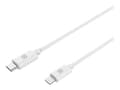Miniatyrbilde 1 av 5: Celly - Lightning-kabel - 24 pin USB-C hann til Lightning hann - 1 m - hvit - Power Delivery-støtte