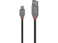 Miniatyrbild 4 av 5: Lindy 36731, 0,5 m, USB A, Micro-USB B, USB 2.0, 0,48 Gbit/s, Svart, Grå