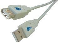MicroConnect - USB forlængerkabel - USB (han) til USB (hun) - 10 cm
