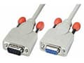 Miniatyrbild 2 av 5: Lindy 0,5m RS232 Cable signalkablar Grå