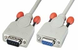 Lindy 0,5m RS232 Cable signalkablar Grå