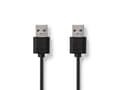 Pikkukuva 3 / 4: Nedis - USB-kaapeli - USB (uros) - USB (uros) - USB 2.0 - 2 m - musta