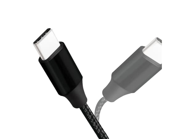 LogiLink CU0154, 1 m, USB C, USB C, USB 2.0, Svart