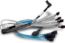 Broadcom 05-60001-00, 1 m, x8 SFF-8654, 2 x4 SFF-8612, 9560-16i 9560-8i 9580-8i8e 9500-16i 9500-8i