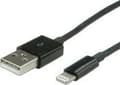 Pikkukuva 5 / 5: Value USB A/Lightning 1m, 1 m, Lightning, USB A, Musta, Suora, Suora