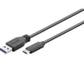 Miniatyrbild 3 av 5: Goobay 67999, 0,5 m, USB A, USB C, USB 3.2 Gen 1 (3.1 Gen 1), 5 Gbit/s, Svart