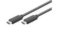 Miniatyrbild 3 av 5: MicroConnect - USB-kabel - 24 pin USB-C (hane) till 24 pin USB-C (hane) - USB 3.1 Gen 2 - 50 cm - stöd för 4K - svart