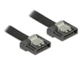 Pikkukuva 1 / 5: DeLOCK 83838, 0,1 m, SATA III, SATA 7-pin, SATA 7-pin, Uros/uros, Musta