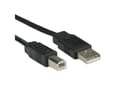 Miniatyrbild 1 av 5: ROLINE 1.8m USB2.0-A/USB2.0-B, 1,8 m, USB A, USB B, USB 2.0, Hane/Hona, Svart