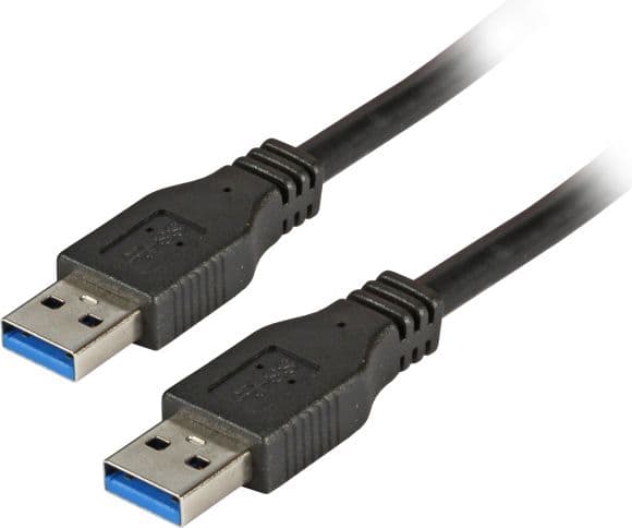 EFB Elektronik K5280SW.3, 3 m, USB A, USB A, USB 3.2 Gen 1 (3.1 Gen 1), 5 Gbit/s, Svart