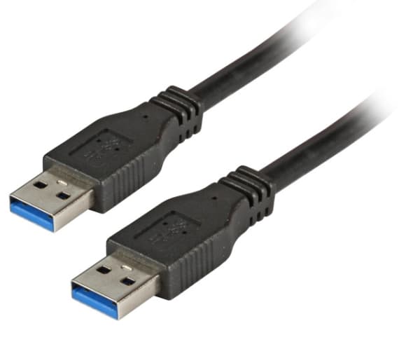 EFB Elektronik K5280SW.3, 3 m, USB A, USB A, USB 3.2 Gen 1 (3.1 Gen 1), 5 Gbit/s, Svart