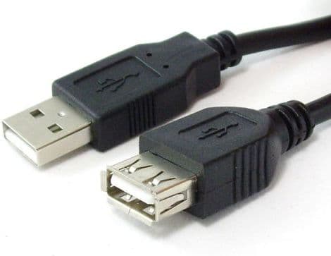 Sharkoon - USB-forlengelseskabel - USB (hunn) til USB (hann) - USB 2.0 - 2 m - svart