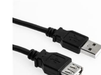 Sharkoon - USB-forlengelseskabel - USB (hunn) til USB (hann) - USB 2.0 - 2 m - svart