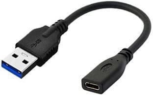 MicroConnect - USB-adapter - USB typ A (hane) till 24 pin USB-C (hona) - USB 3.0 - 20 cm - svart