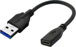 MicroConnect - USB-adapter - USB typ A (hane) till 24 pin USB-C (hona) - USB 3.0 - 20 cm - svart
