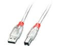 Miniatyrbild 4 av 5: Lindy 41753, 2 m, USB A, USB B, USB 2.0, 0,48 Gbit/s, Transparent