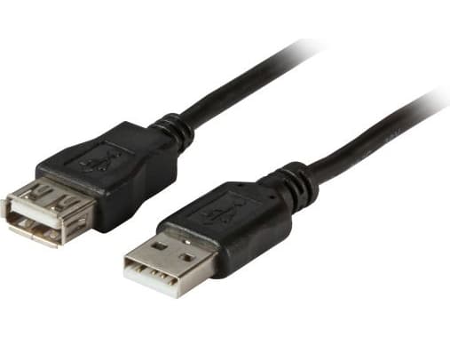EFB Elektronik K5220SW.0,5, 0,5 m, USB A, USB A, USB 2.0, 0,48 Gbit/s, Svart