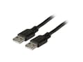 Miniatyrbild 1 av 2: EFB Elektronik Kabel / Adapter, 1 m, USB A, USB A, USB 2.0, Hane/Hane, Svart