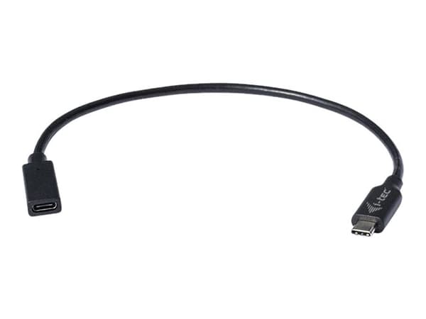 i-Tec - USB-förlängningskabel - 24 pin USB-C (hona) till 24 pin USB-C (hane) - 30 cm