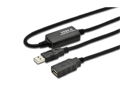 Miniatyrbild 4 av 5: MicroConnect - USB-förlängningskabel - USB (hona) till USB (hane) - USB 2.0 - 5 m - aktiv