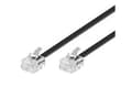 Miniatyrbild 4 av 5: MicroConnect Modular - Telefonkabel - RJ-11 (hane) till RJ-11 (hane) - 15 m - platt