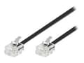 Miniatyrbild 1 av 5: MicroConnect Modular - Telefonkabel - RJ-11 (hane) till RJ-11 (hane) - 15 m - platt