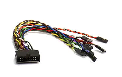 Supermicro Front Panel Switch Cable, 0,15 m, 16-pin, Musta, Monivärinen
