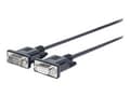 Miniatyrbilde 1 av 5: VivoLink Pro - Seriell kabel - DB-9 (hann) til DB-9 (hunn) - 3 m - formstøpt, tommelskruer