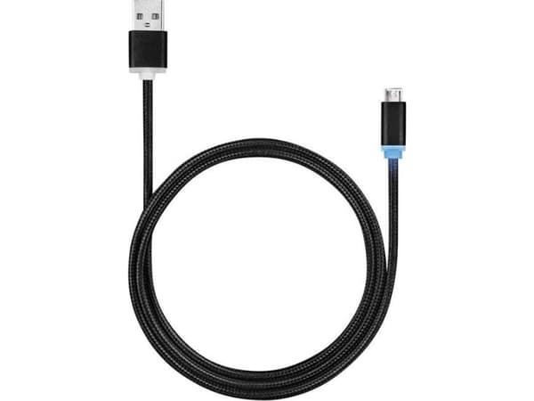 ROLINE 11.02.8318, 1 m, USB A, Micro-USB B, USB 2.0, Hane/Hane, Svart