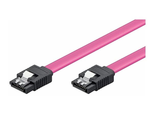 MicroConnect SATA II - SATA-kabel - Serial ATA 150/300 - SATA (hunn) til SATA (hunn) - 30 cm - låst
