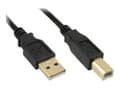 Miniatyrbild 2 av 5: MicroConnect - USB-kabel - USB typ B (hane) till USB (hane) - USB 2.0 - 5 m - svart