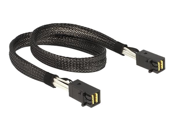Delock - SAS intern kabel - SAS 6Gbit/s - 4 x Mini SAS HD (SFF-8643) til 4 x Mini SAS HD (SFF-8643) - 50 cm - for P/N: 62703, 62704