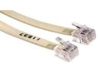 MicroConnect Modular Straight - Telefonkabel - RJ-11 (6 stift) (han) till RJ-11 (6 stift) (han) - 5 m