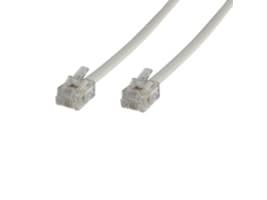 MicroConnect Modular Straight - Telefonkabel - RJ-11 (6 stift) (han) till RJ-11 (6 stift) (han) - 5 m