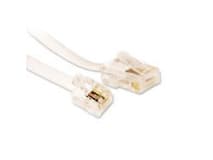 MicroConnect - Nätverkskabel - RJ-45 (hane) till RJ-11 (hane) - 3 m - vit