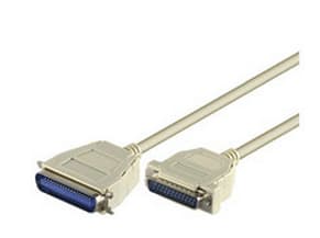 Microconnect Parallel DB25-CEN36 2m M/M, Valkoinen, DB25, CEN36, 2 m, Uros/uros, 110 g