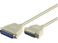 Microconnect Parallel DB25-CEN36 2m M/M, Valkoinen, DB25, CEN36, 2 m, Uros/uros, 110 g