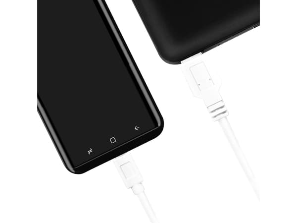 LogiLink CU0176, 2 m, USB A, USB C, USB 3.2 Gen 1 (3.1 Gen 1), Vit